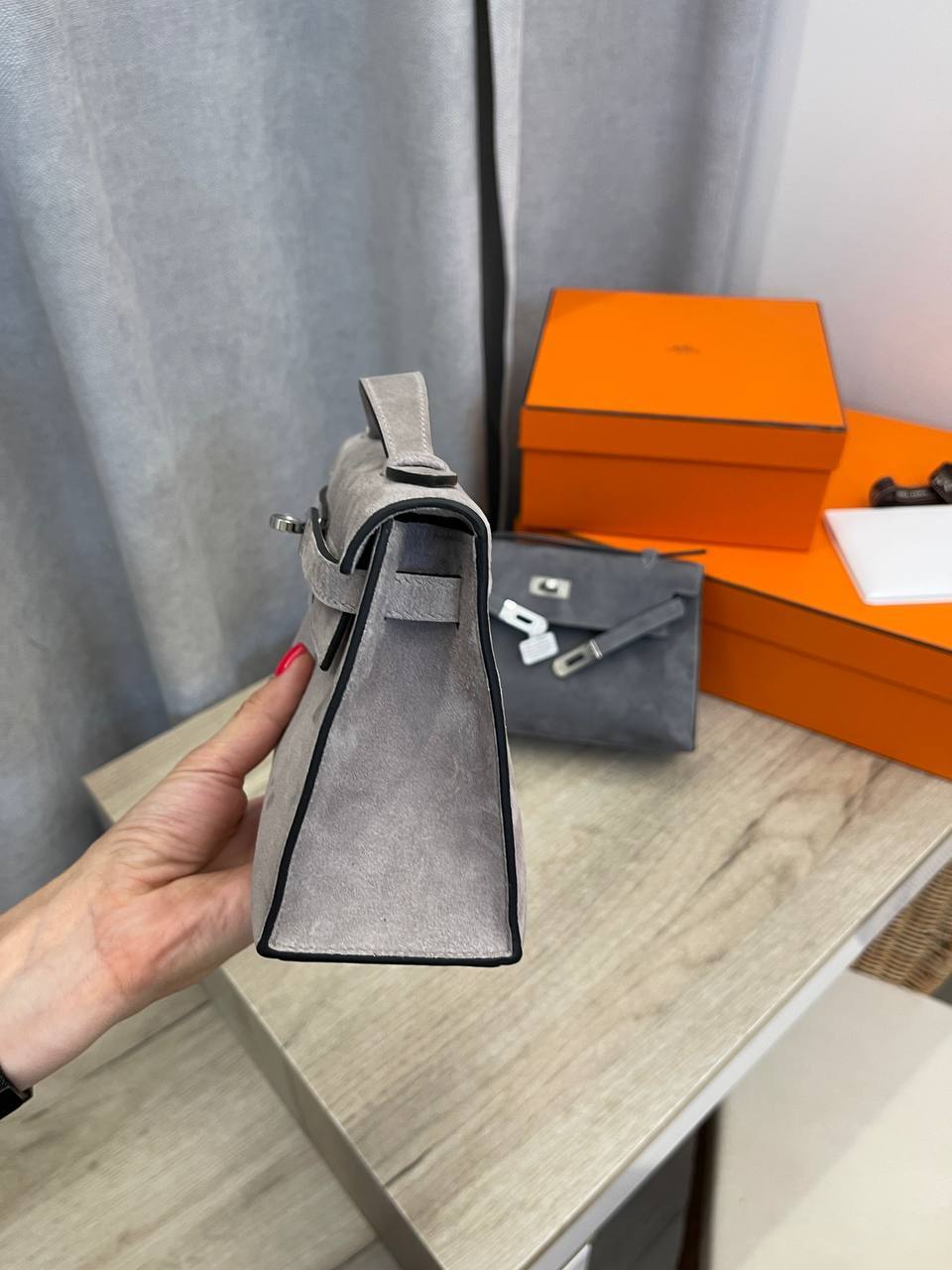 Повседневная женская сумка Kelly Pochette, GHW Hermes BP-52431 Повседневная женская сумка Kelly Pochette, GHW Hermes BP-52431