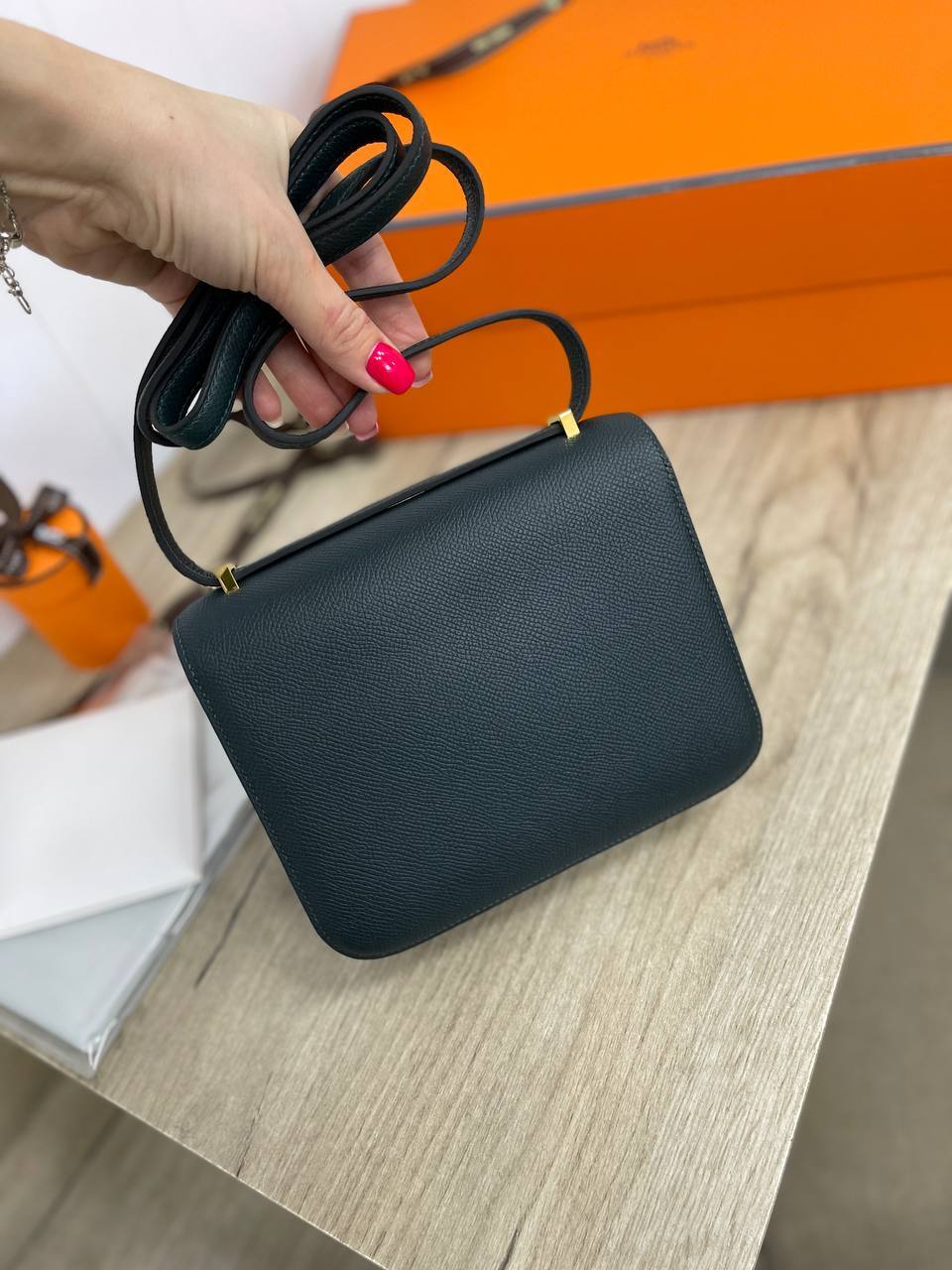 Сумка коллекционная Conctance 18 cm женская Hermes BP-30106 Сумка коллекционная Conctance 18 cm женская Hermes BP-30106