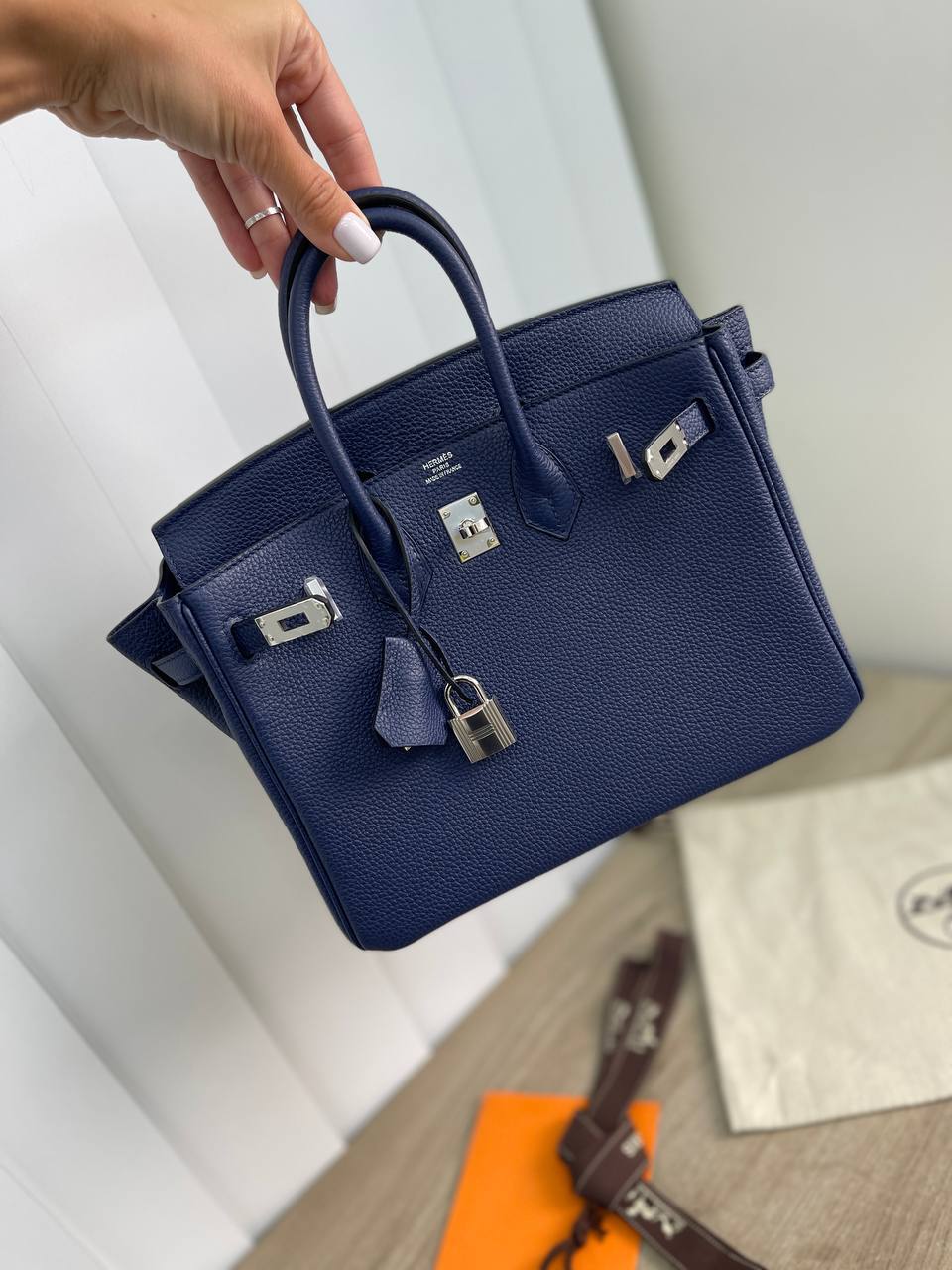 Трендовая сумка женская Birkin, 25 Togo Hermes BP-17515 Трендовая сумка женская Birkin, 25 Togo Hermes BP-17515