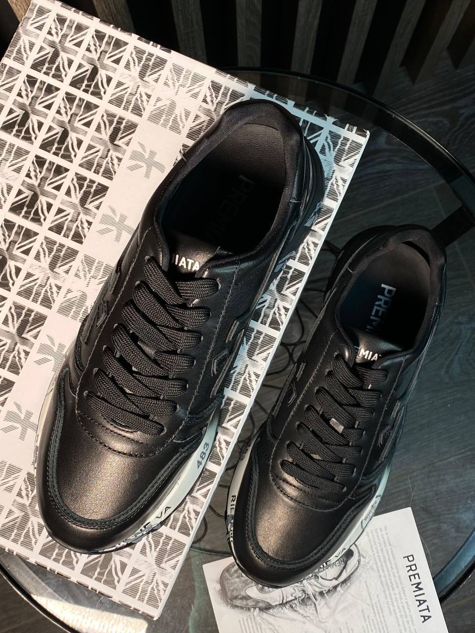 Premiata кожаные кроссовки BP-47416 Premiata кожаные кроссовки BP-47416