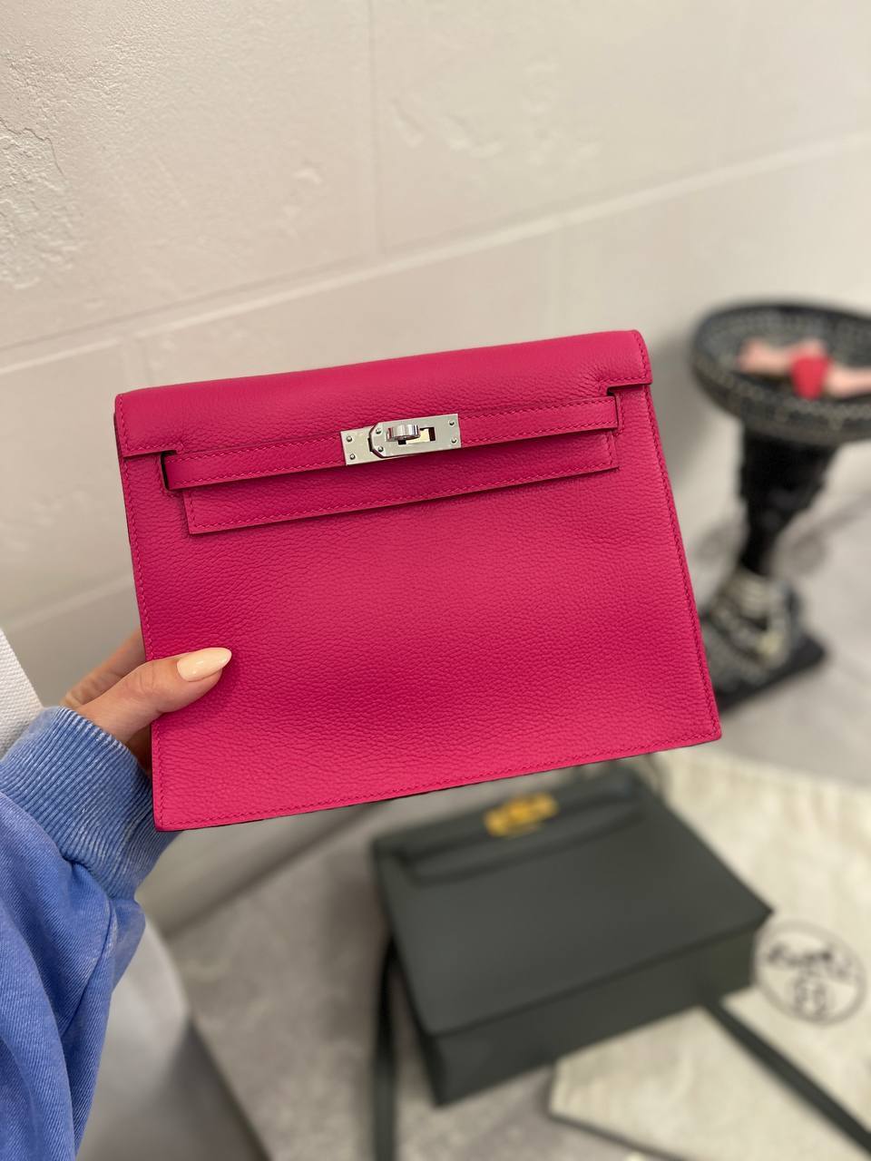 Сумка женская премиум Kelly dance, Evercolor leather Hermes BP-41270 Сумка женская премиум Kelly dance, Evercolor leather Hermes BP-41270