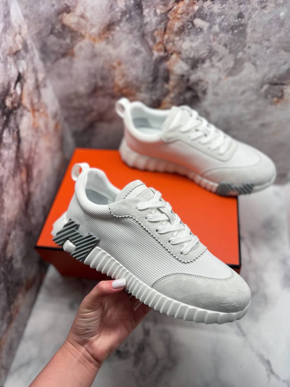 Hermes BP-31799 стильные кроссовки Hermes BP-31799 стильные кроссовки