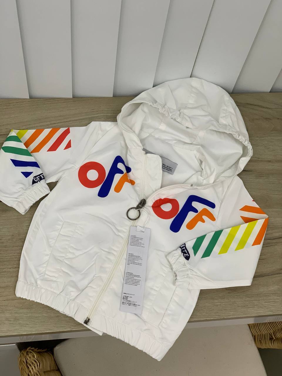 Ветровка эксклюзивная Off White BP-13007 Ветровка эксклюзивная Off White BP-13007
