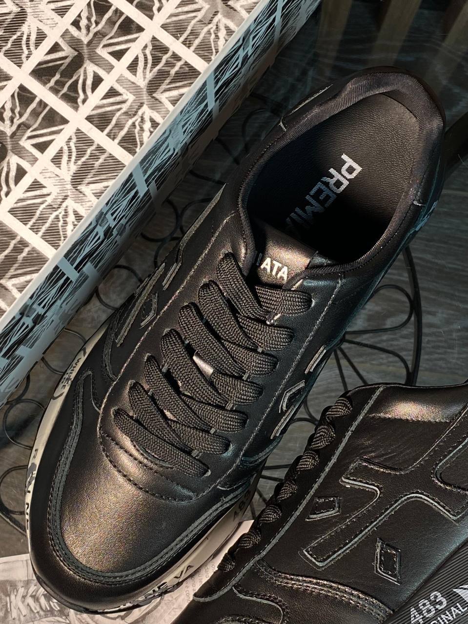 Premiata кожаные кроссовки BP-47416 Premiata кожаные кроссовки BP-47416