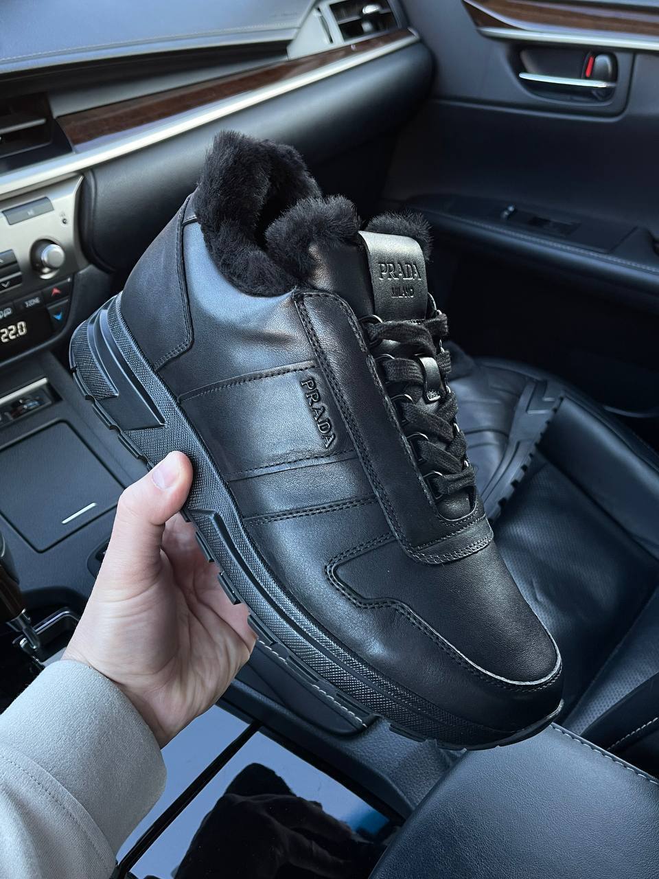 Prada кроссовки стильные BP-21131 Prada кроссовки стильные BP-21131