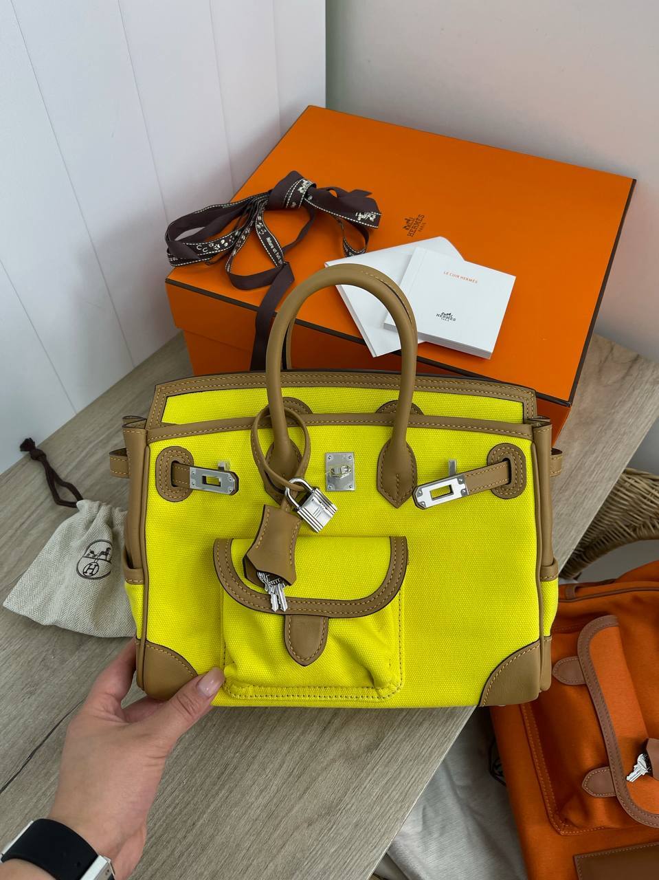 Трендовая сумка женская Birkin Cargo 25 cm Hermes BP-25710 Трендовая сумка женская Birkin Cargo 25 cm Hermes BP-25710
