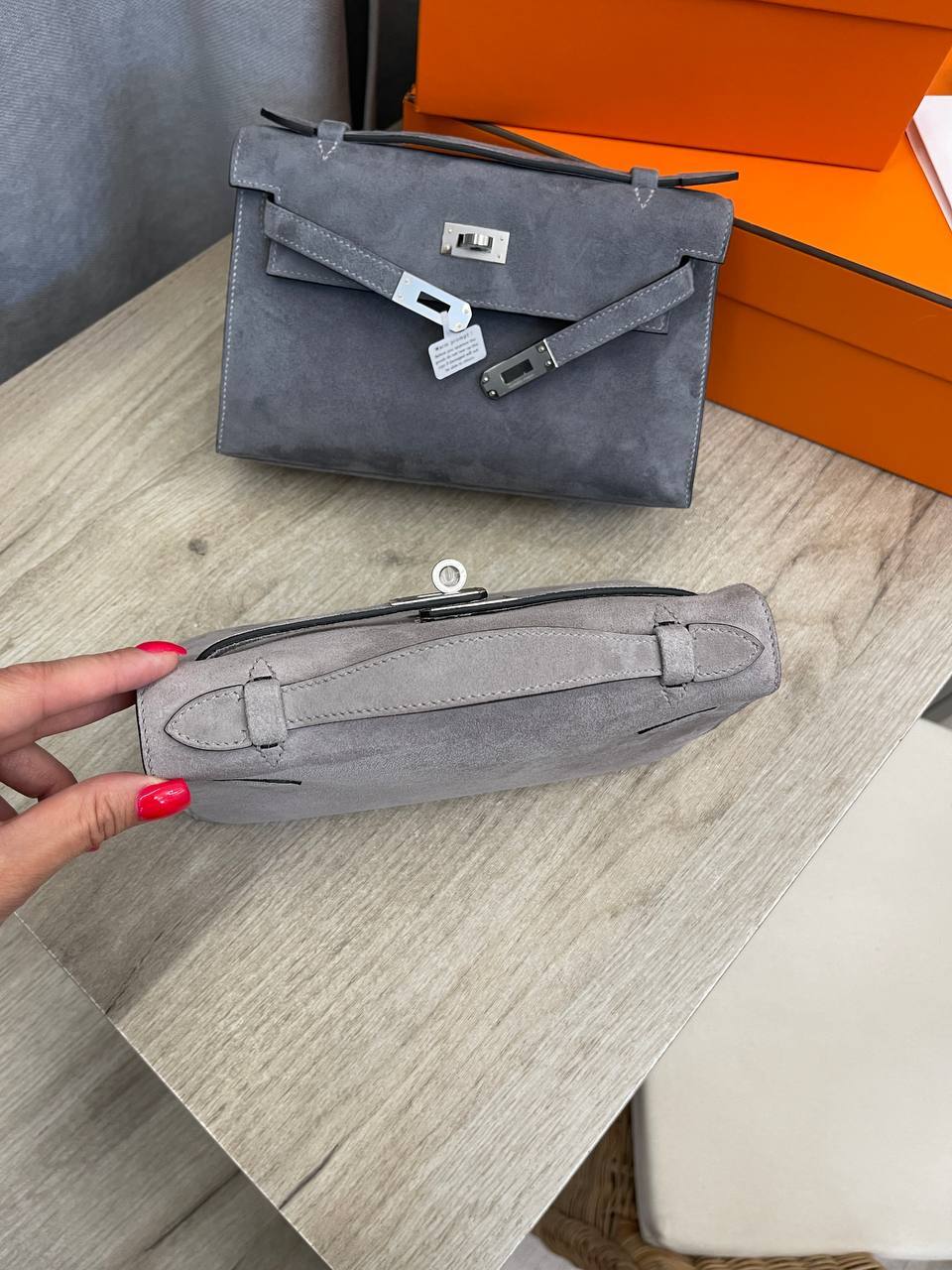 Повседневная женская сумка Kelly Pochette, GHW Hermes BP-52431 Повседневная женская сумка Kelly Pochette, GHW Hermes BP-52431