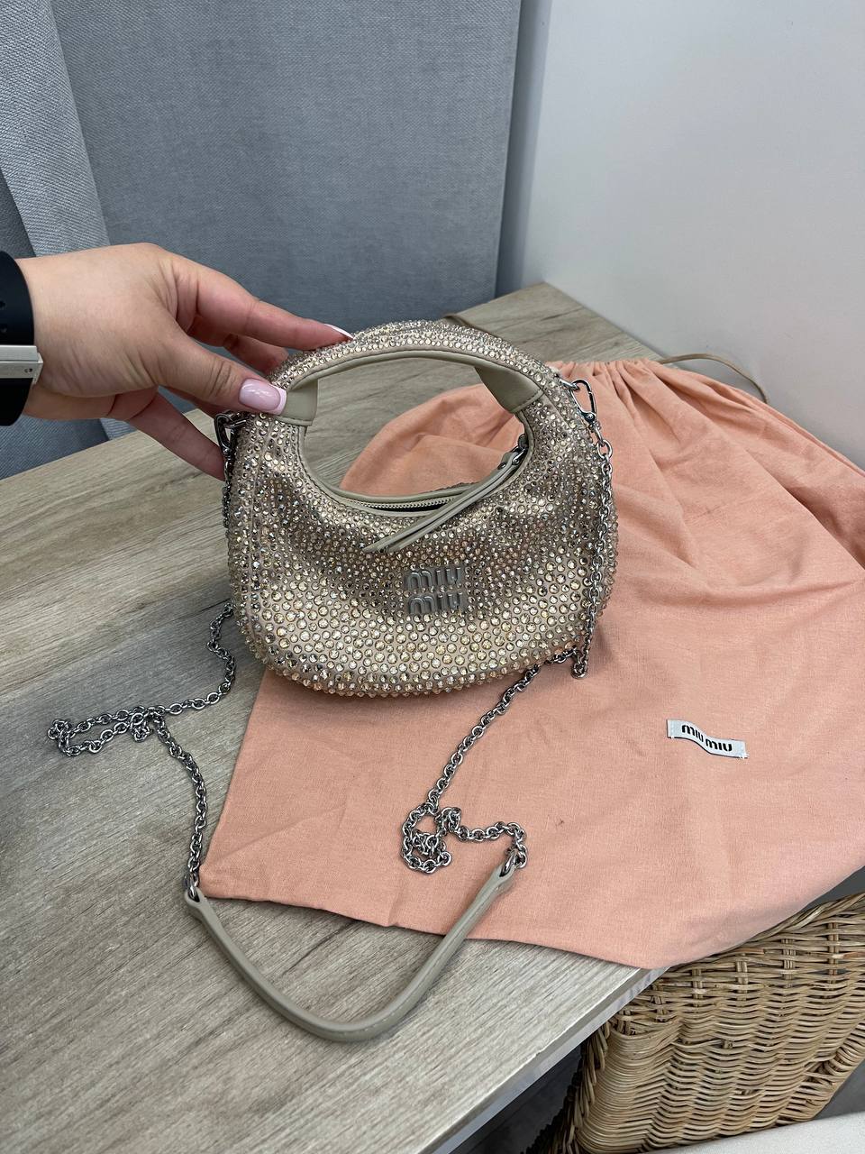 Женская сумка коллекционная 18 см Miu Miu BP-48720 Женская сумка коллекционная 18 см Miu Miu BP-48720