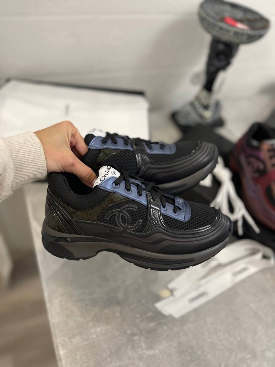 Дизайнерские кроссовки Chanel BP-40184 Дизайнерские кроссовки Chanel BP-40184