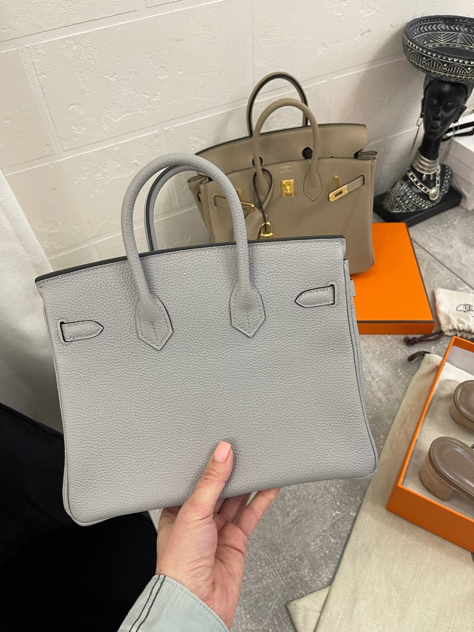 Коллекционная женская сумка Birkin 25 см Hermes BP-49529 Коллекционная женская сумка Birkin 25 см Hermes BP-49529