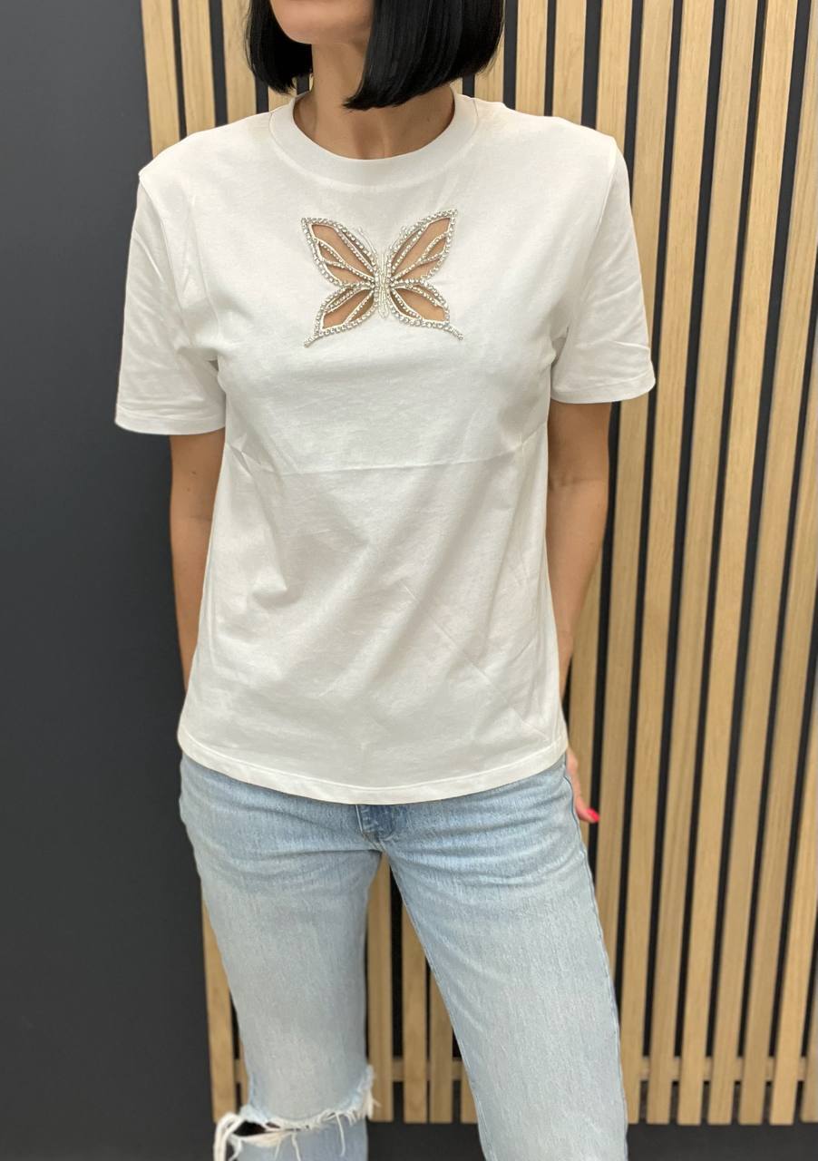 Трендовая женская футболка Maje BP-48840 Трендовая женская футболка Maje BP-48840