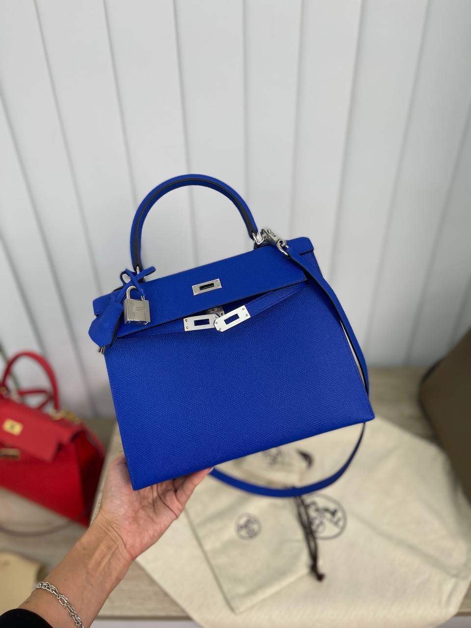 Трендовая сумка женская Kelly, 25 Epsom Hermes BP-17431 Трендовая сумка женская Kelly, 25 Epsom Hermes BP-17431