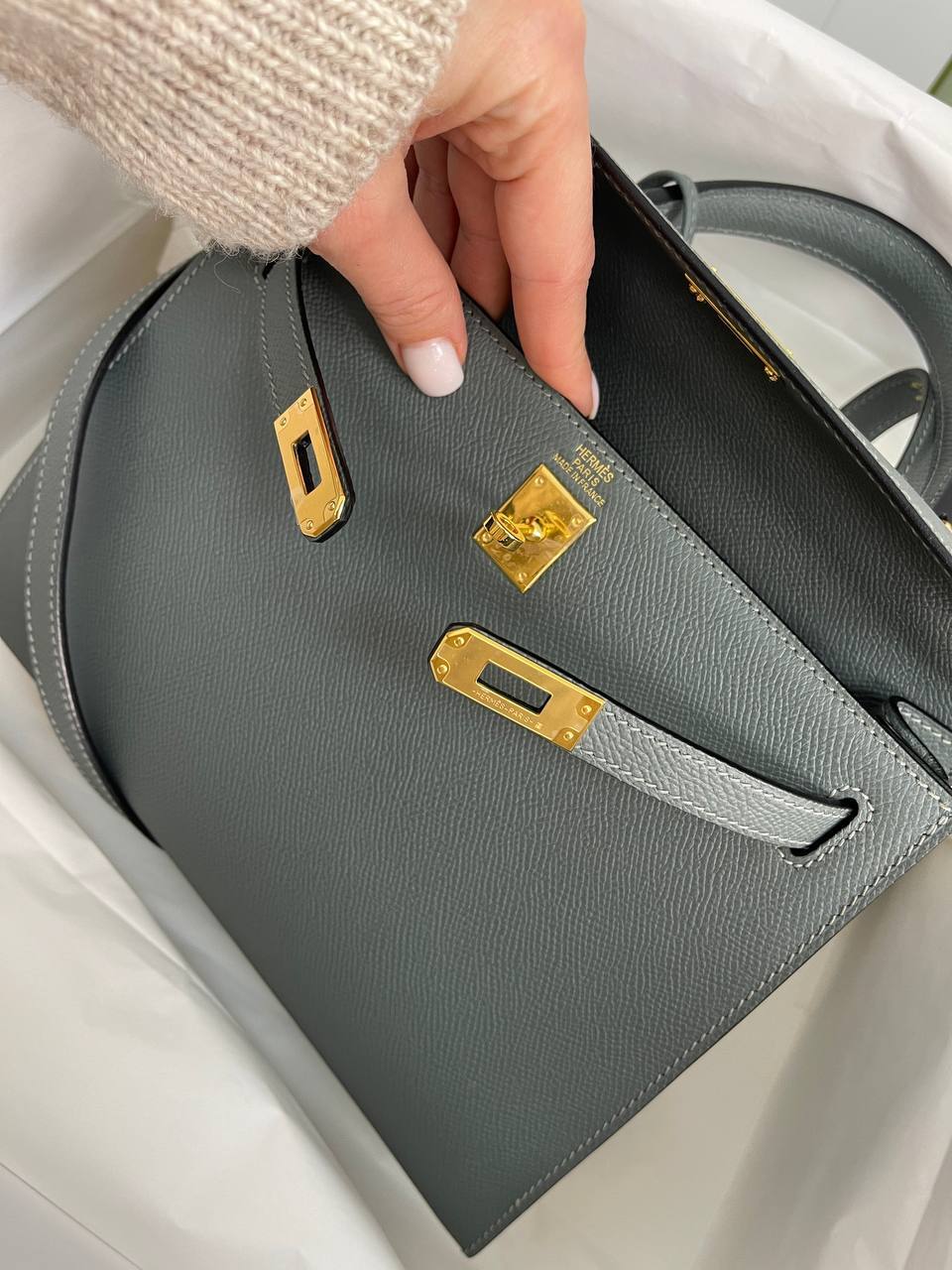 Премиум женская сумка Kelly, 25 Epsom Hermes BP-26719 Премиум женская сумка Kelly, 25 Epsom Hermes BP-26719