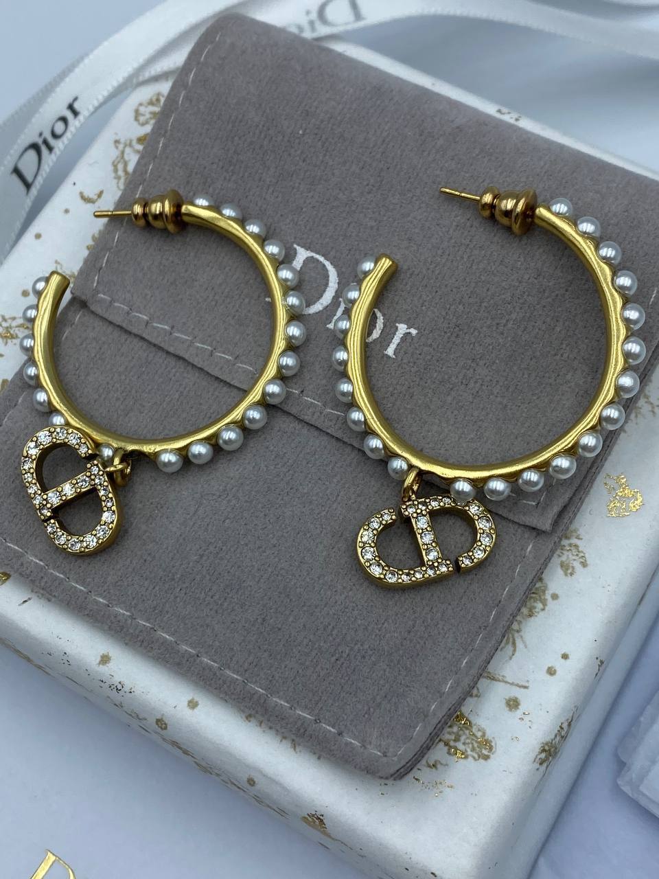 Премиум серьги Christian Dior BP-43634 Премиум серьги Christian Dior BP-43634