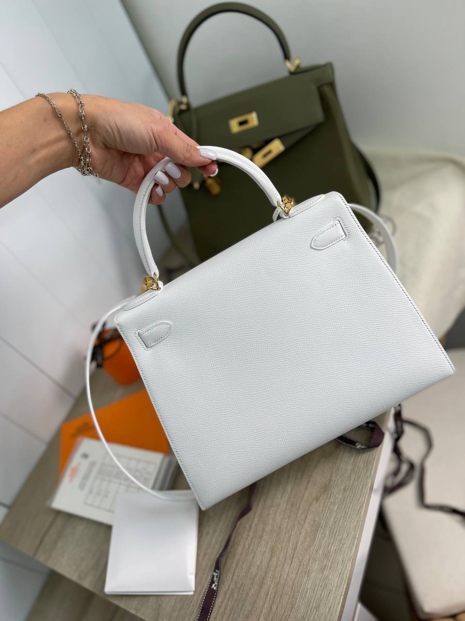 Элитная женская сумка Kelly 28 Epsom GHW Hermes BP-18072 Элитная женская сумка Kelly 28 Epsom GHW Hermes BP-18072