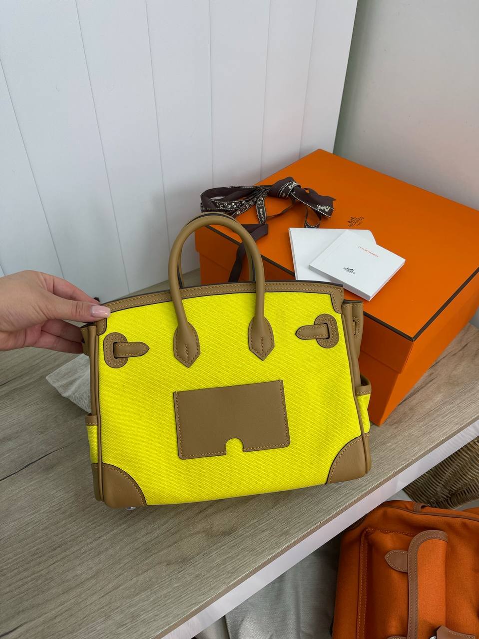 Трендовая сумка женская Birkin Cargo 25 cm Hermes BP-25710 Трендовая сумка женская Birkin Cargo 25 cm Hermes BP-25710