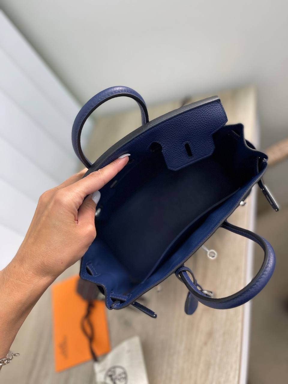 Трендовая сумка женская Birkin, 25 Togo Hermes BP-17515 Трендовая сумка женская Birkin, 25 Togo Hermes BP-17515