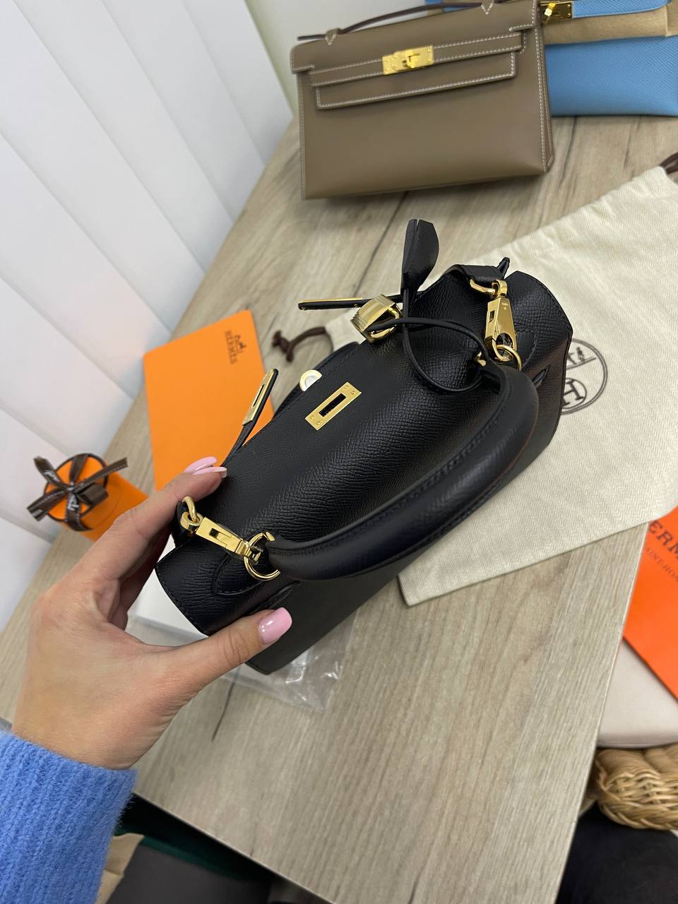 Премиум сумка женская Kelly, 25 Epsom Hermes BP-22385 Премиум сумка женская Kelly, 25 Epsom Hermes BP-22385