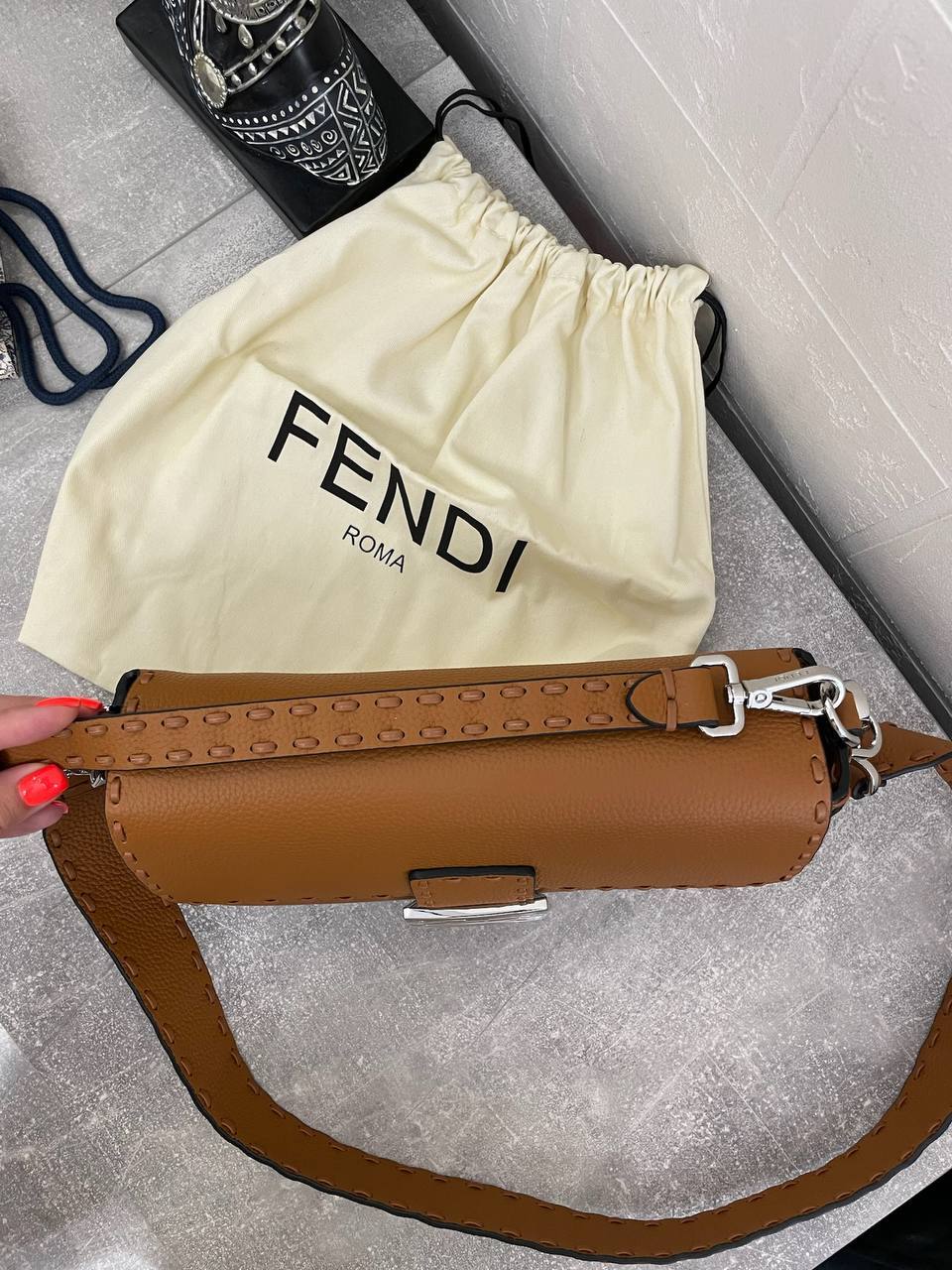 Коллекционная сумка женская Fendi BP-52754 Коллекционная сумка женская Fendi BP-52754