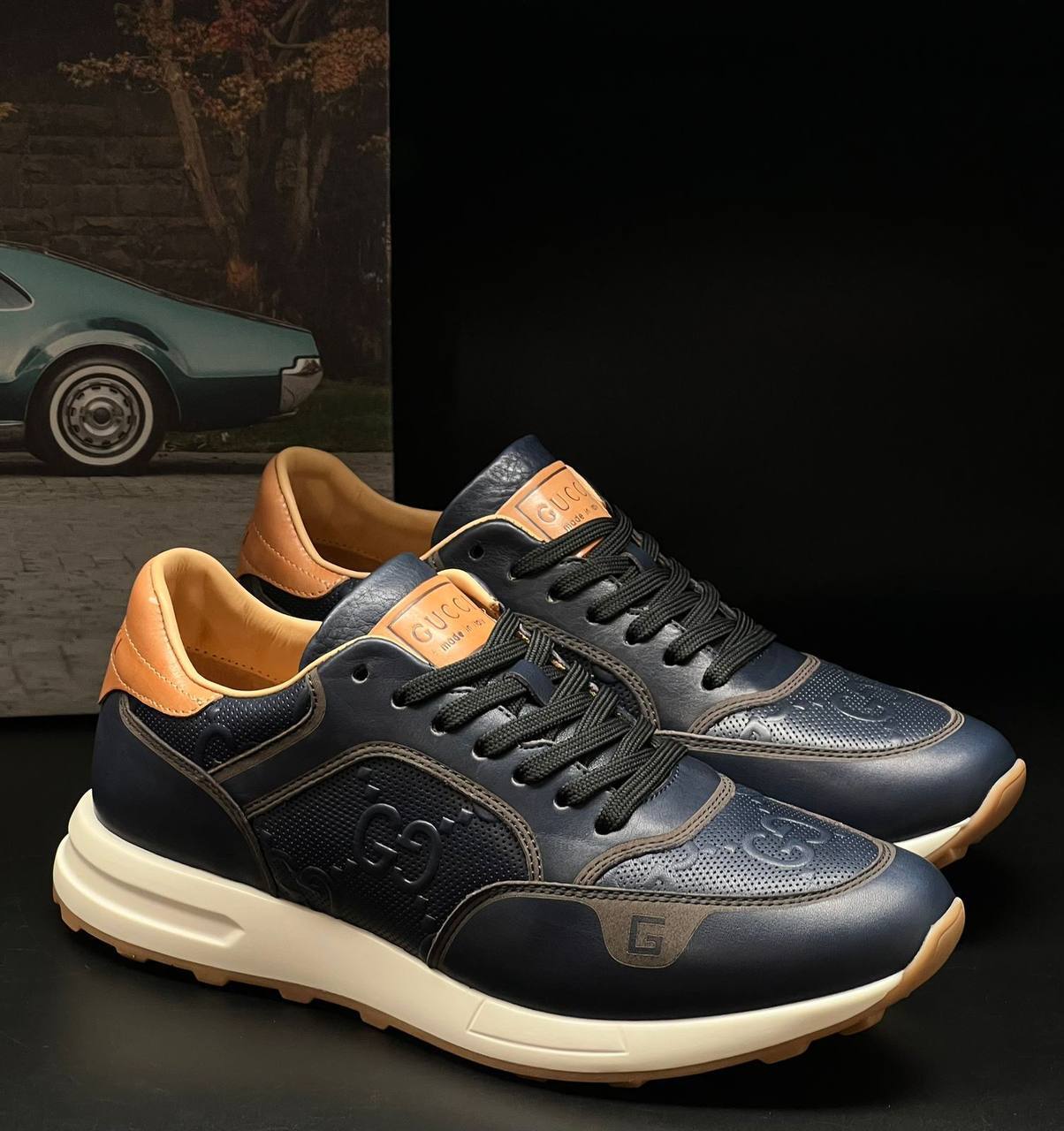 Gucci мужские стильные кроссовки BP-20975 Gucci мужские стильные кроссовки BP-20975