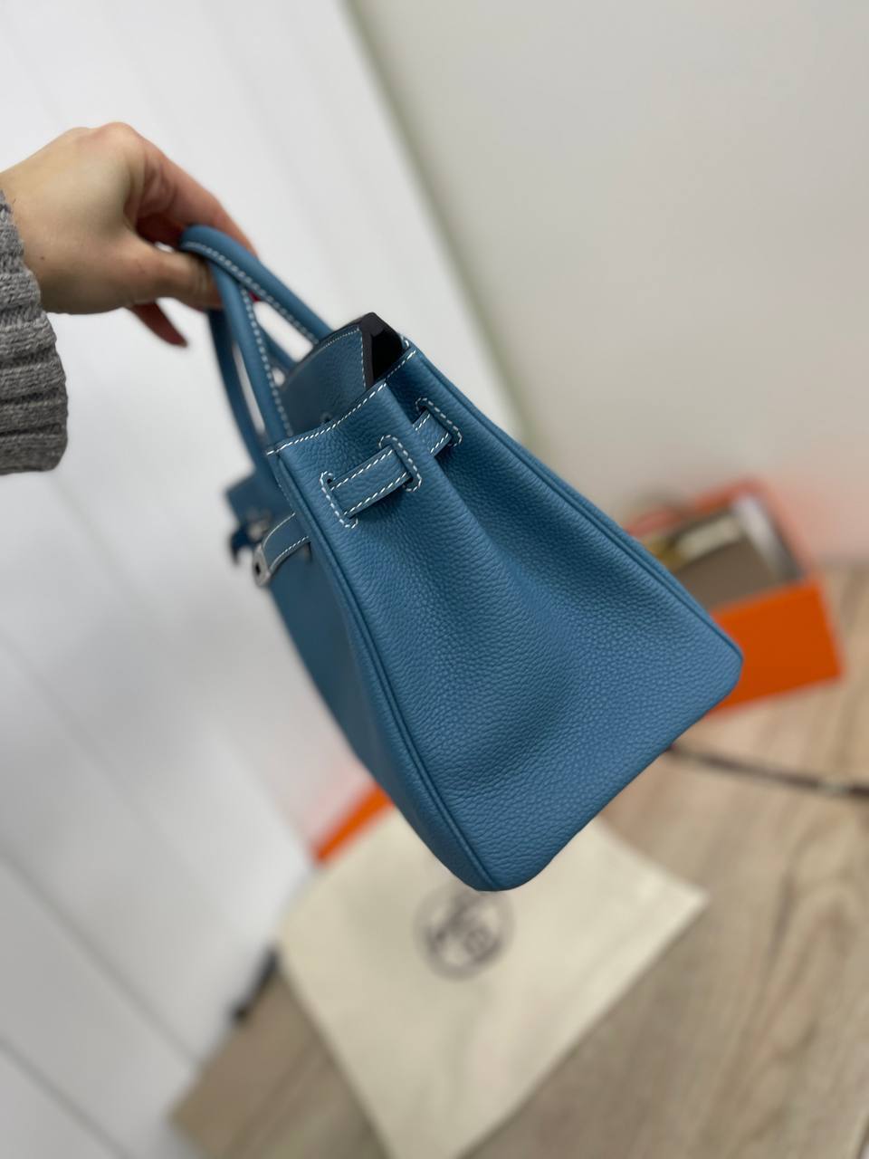 Премиум сумка женская Birkin 25 см, PHW Togo Hermes BP-31229 Премиум сумка женская Birkin 25 см, PHW Togo Hermes BP-31229