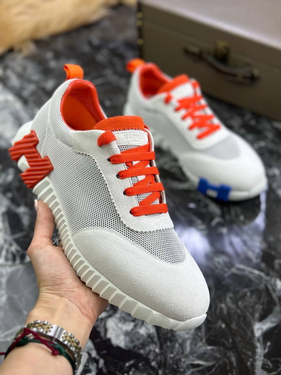 Hermes BP-29858 кроссовки мужские Hermes BP-29858 кроссовки мужские