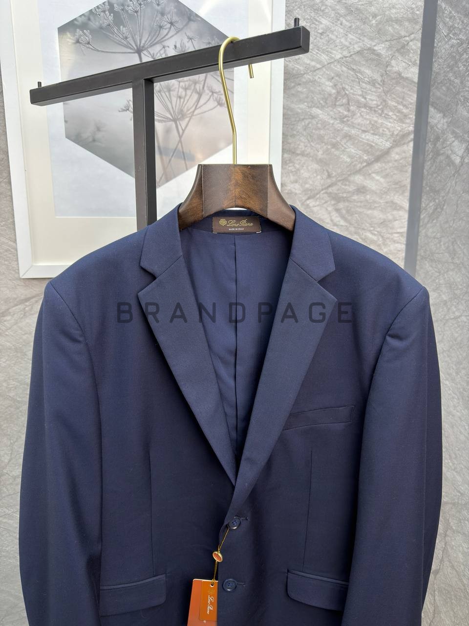 Классический костюм из хлопка Loro Piana BPLUX13033