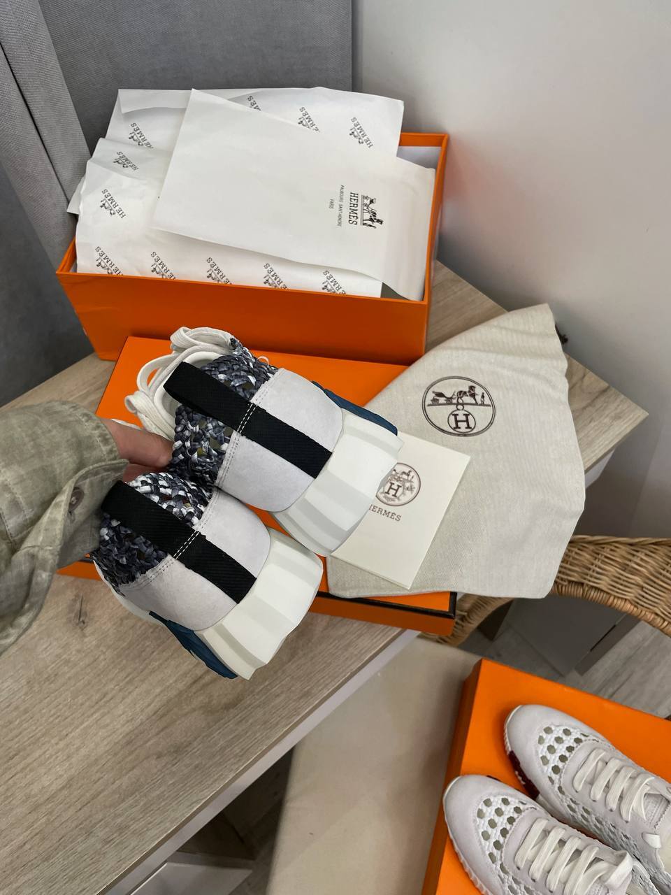 Коллекционные кроссовки Hermes BP-51999 Коллекционные кроссовки Hermes BP-51999