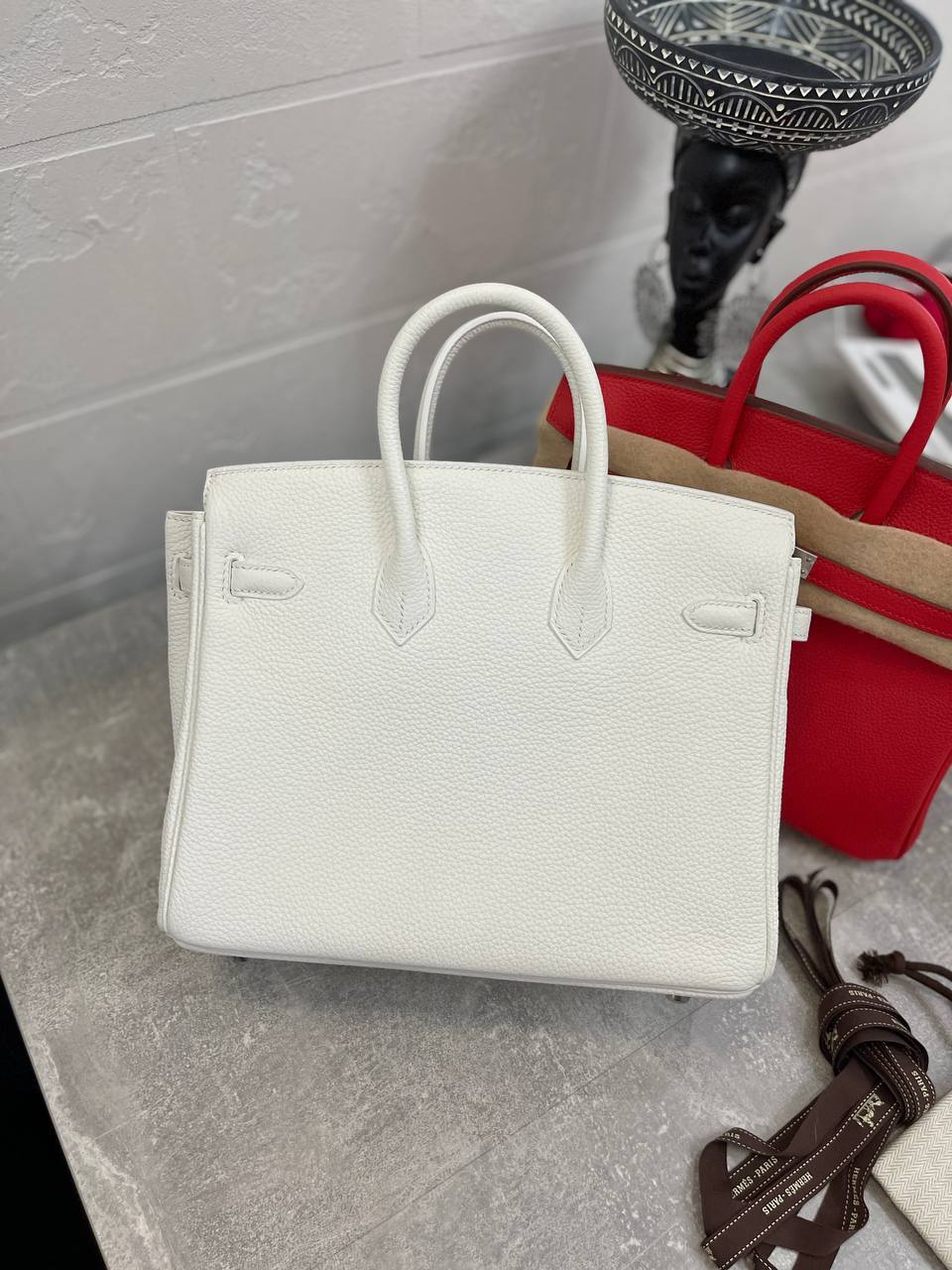 Коллекционная женская сумка Birkin 25 см, PHW Togo Hermes BP-40092 Коллекционная женская сумка Birkin 25 см, PHW Togo Hermes BP-40092