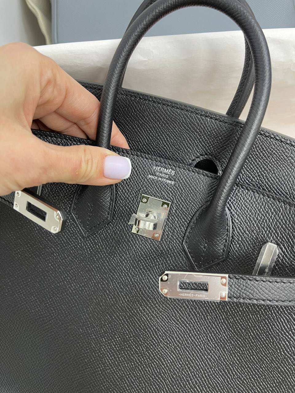 Сумка женская коллекционная Birkin 25 см, PHW Hermes BP-28288 Сумка женская коллекционная Birkin 25 см, PHW Hermes BP-28288