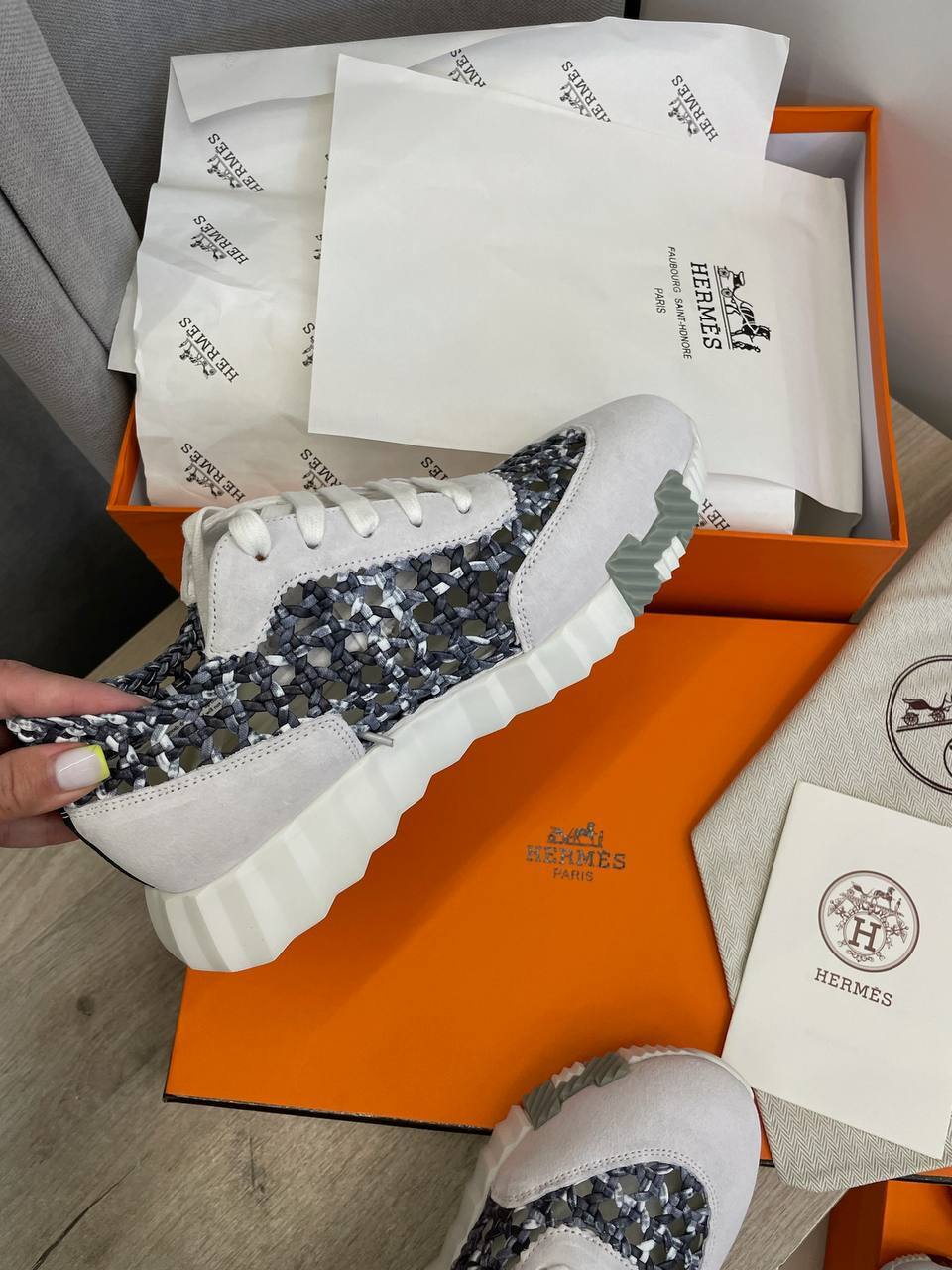 Коллекционные кроссовки Hermes BP-51999 Коллекционные кроссовки Hermes BP-51999