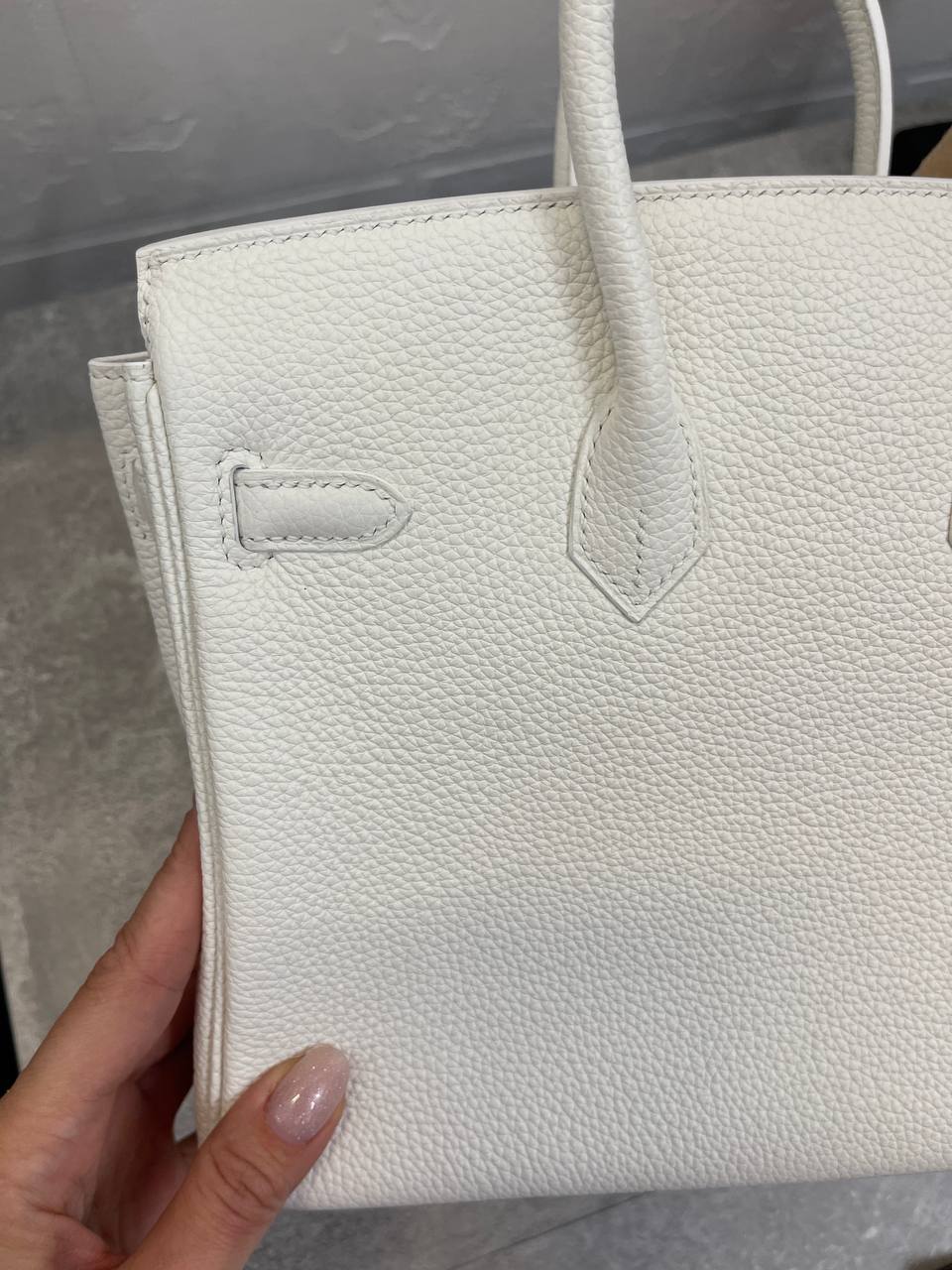 Коллекционная женская сумка Birkin 25 см, PHW Togo Hermes BP-40092 Коллекционная женская сумка Birkin 25 см, PHW Togo Hermes BP-40092