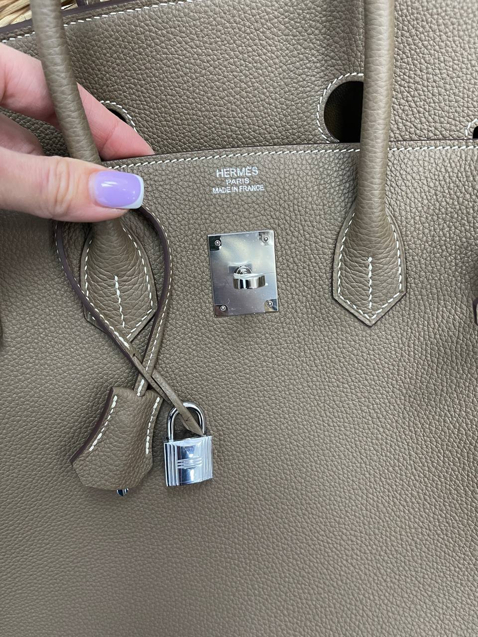 Женская сумка премиум Hermes Birkin, 35 PHW BP-32899 Женская сумка премиум Hermes Birkin, 35 PHW BP-32899