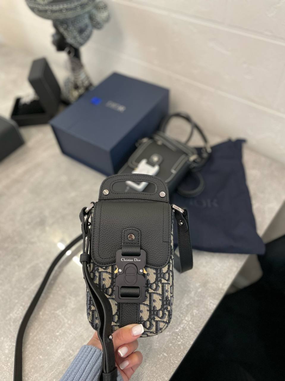 Сумка мужская люкс Christian Dior BP-42083 Сумка мужская люкс Christian Dior BP-42083