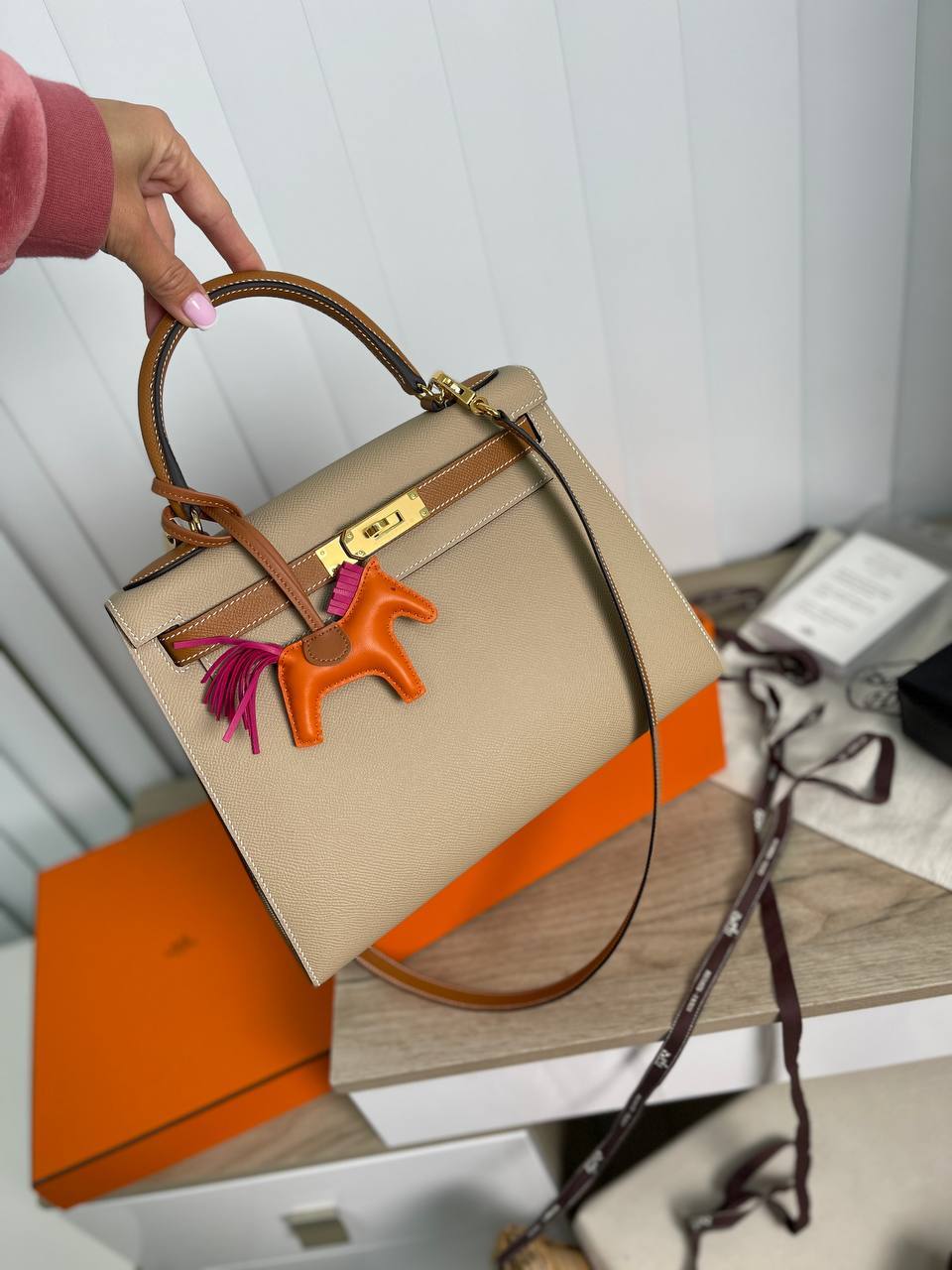 Коллекционная сумка Kelly, женская, Epsom, 28 Hermes BP-21066 Коллекционная сумка Kelly, женская, Epsom, 28 Hermes BP-21066