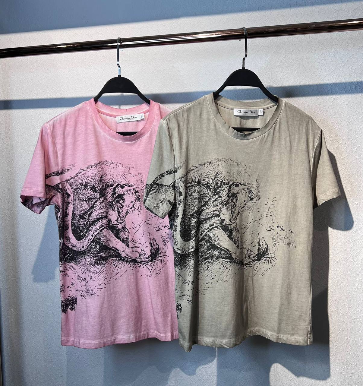 Трендовая женская футболка Christian Dior BP-38209 Трендовая женская футболка Christian Dior BP-38209