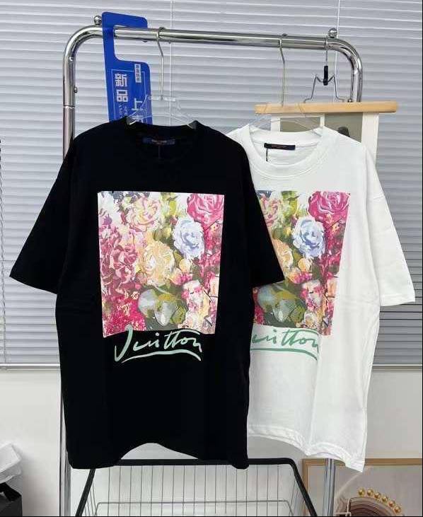 Коллекционная футболка с узором Flower Tapestry Louis Vuitton BP-26057 Коллекционная футболка с узором Flower Tapestry Louis Vuitton BP-26057