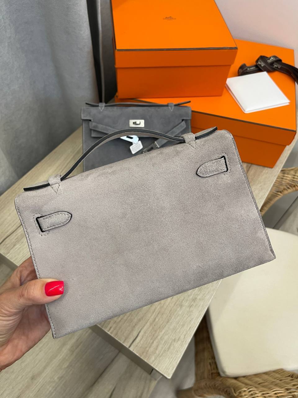 Повседневная женская сумка Kelly Pochette, GHW Hermes BP-52431 Повседневная женская сумка Kelly Pochette, GHW Hermes BP-52431