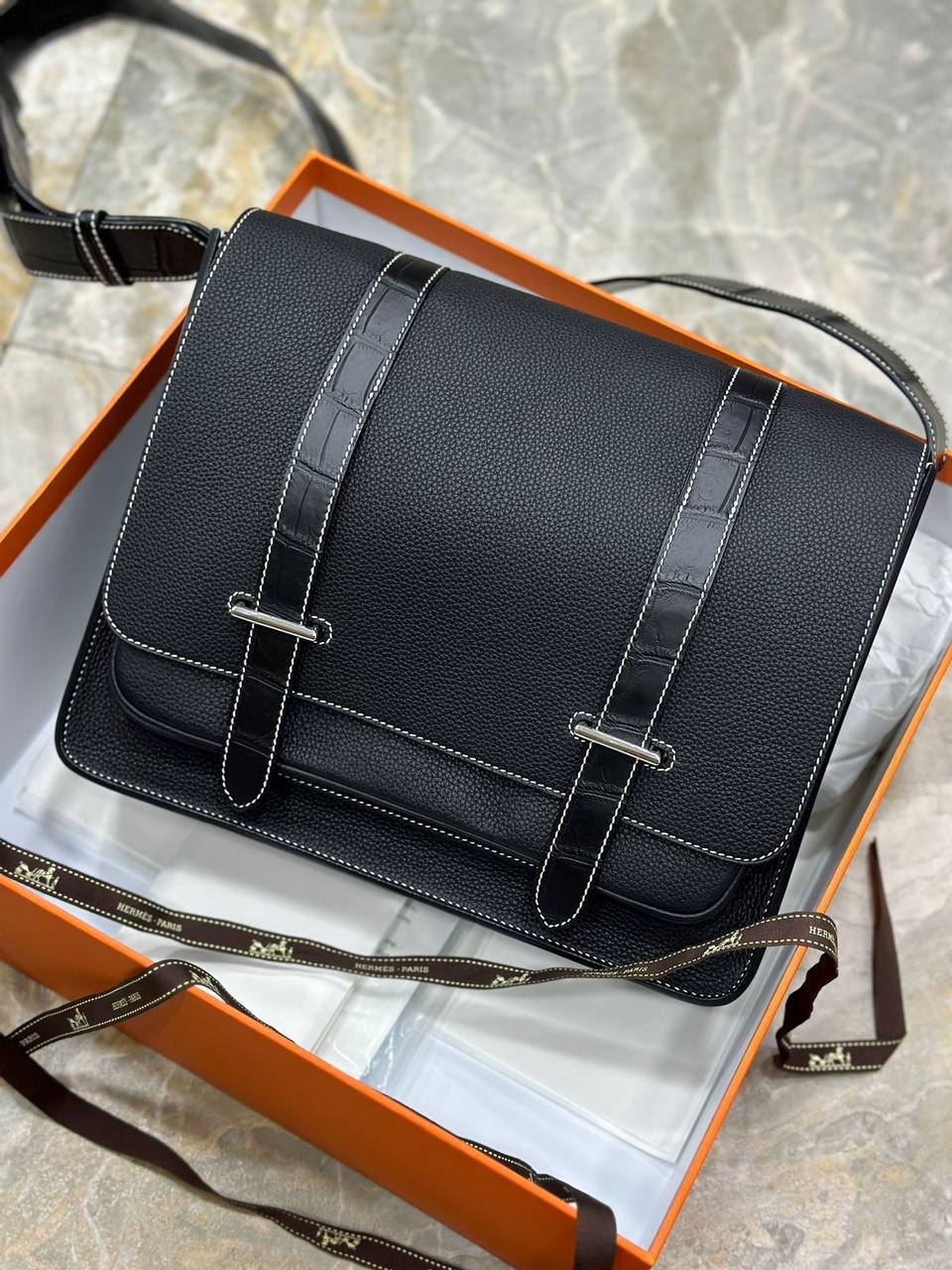 Стильный мессенджер Hermes BP-37281 Стильный мессенджер Hermes BP-37281