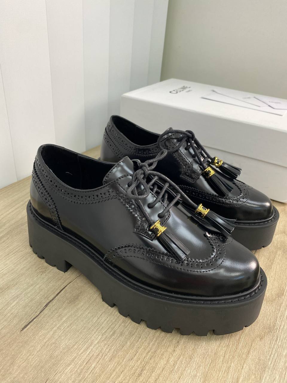 Коллекционные дерби Celine BP-17518 Коллекционные дерби Celine BP-17518