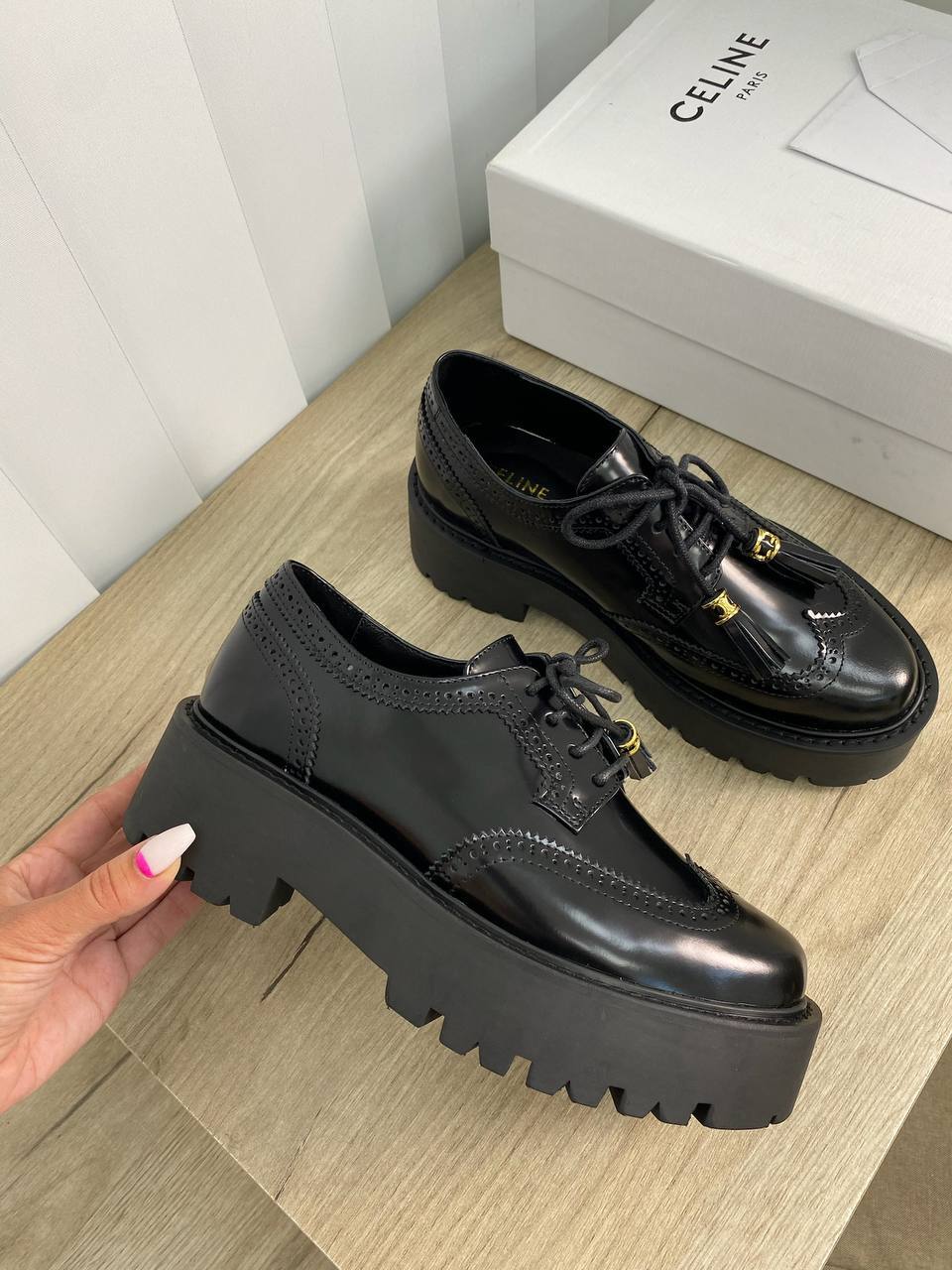 Коллекционные дерби Celine BP-17518 Коллекционные дерби Celine BP-17518