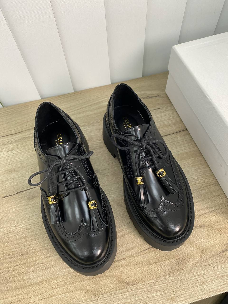 Коллекционные дерби Celine BP-17518 Коллекционные дерби Celine BP-17518