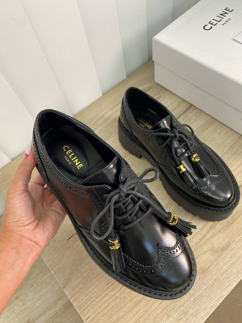 Коллекционные дерби Celine BP-17518 Коллекционные дерби Celine BP-17518