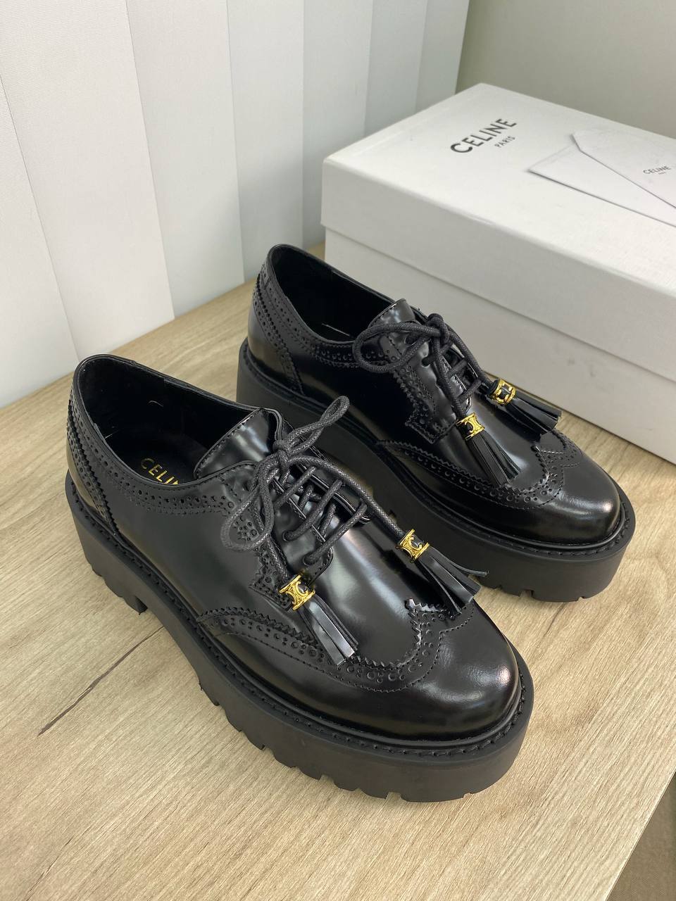 Коллекционные дерби Celine BP-17518 Коллекционные дерби Celine BP-17518