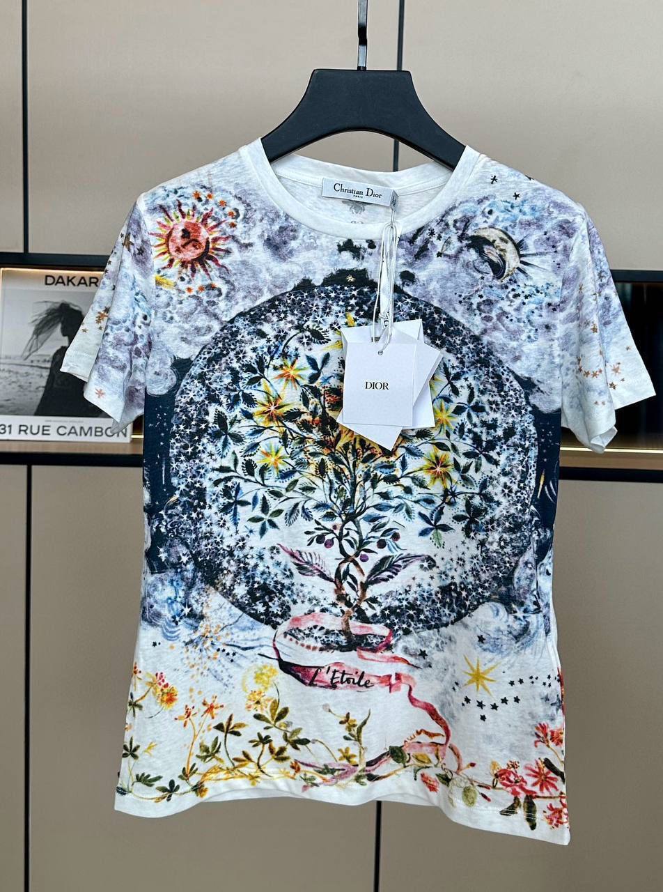 Коллекционная женская футболка Christian Dior BP-45614 Коллекционная женская футболка Christian Dior BP-45614