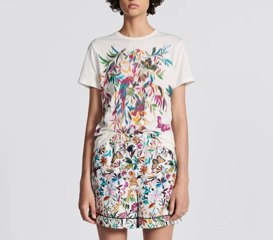 Трендовая женская футболка Christian Dior BP-46314 Трендовая женская футболка Christian Dior BP-46314