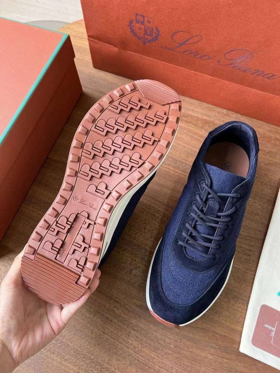 Мужские кроссовки от Loro Piana BP-52662 Мужские кроссовки от Loro Piana BP-52662