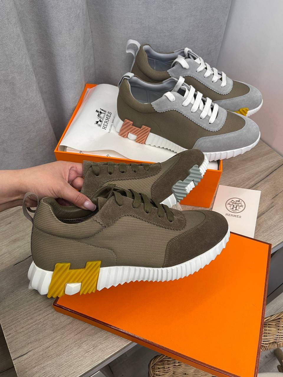 BP-49734 Hermes стильные кроссовки BP-49734 Hermes стильные кроссовки