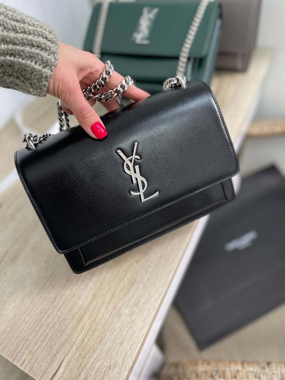 Повседневная женская сумка Yves Saint Laurent BP-29913 Повседневная женская сумка Yves Saint Laurent BP-29913