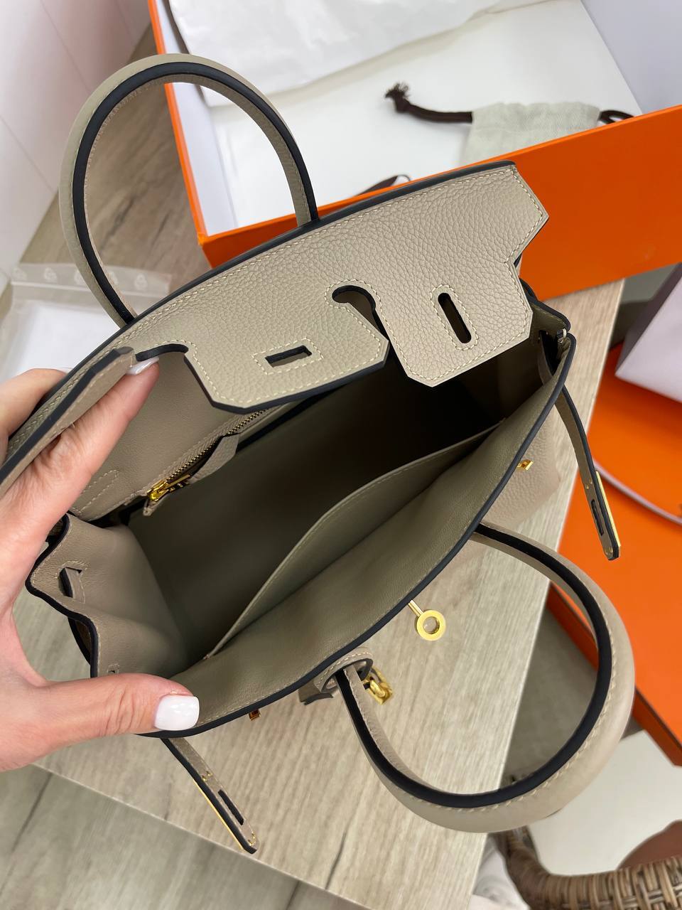 Элитная женская сумка Birkin, Togo 25 Hermes BP-35687 Элитная женская сумка Birkin, Togo 25 Hermes BP-35687